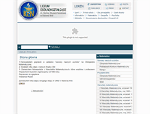 Tablet Screenshot of matematyka.loken.pl